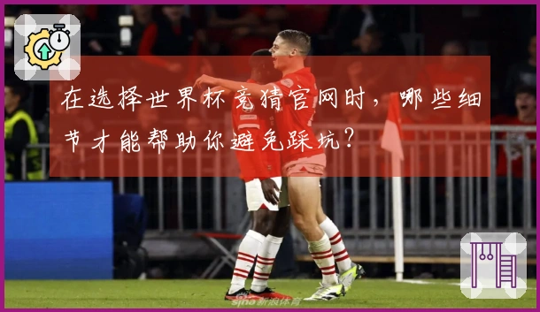 在选择世界杯竞猜官网时,哪些细节才能帮助你避免踩坑?